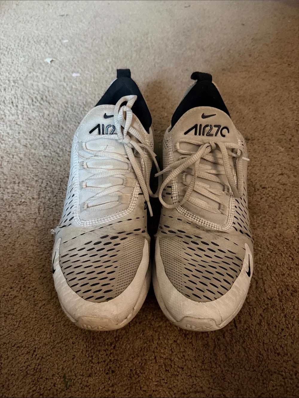 Nike Air Max 270 Sneakers - White and Black